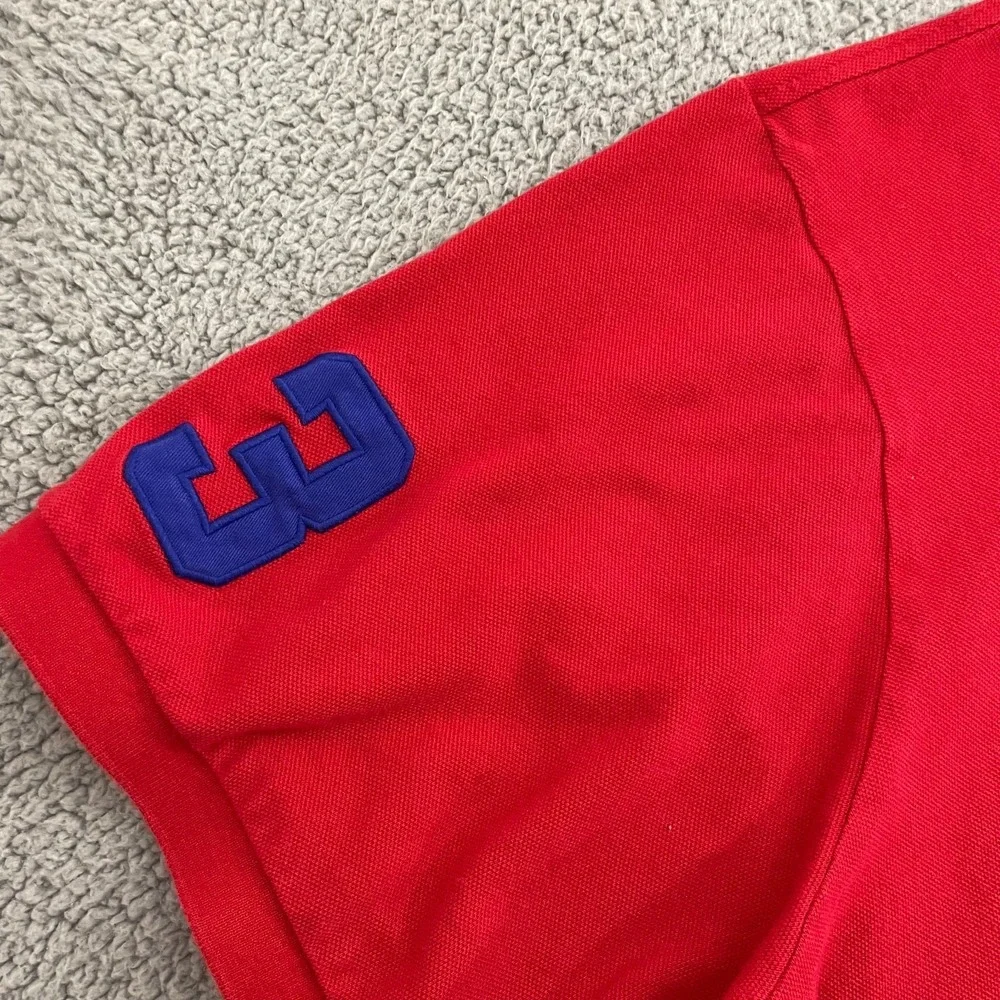 Polo Ralph Lauren Big Pony Polo Men 5XB Red Cotton 3 Short Sleeve
